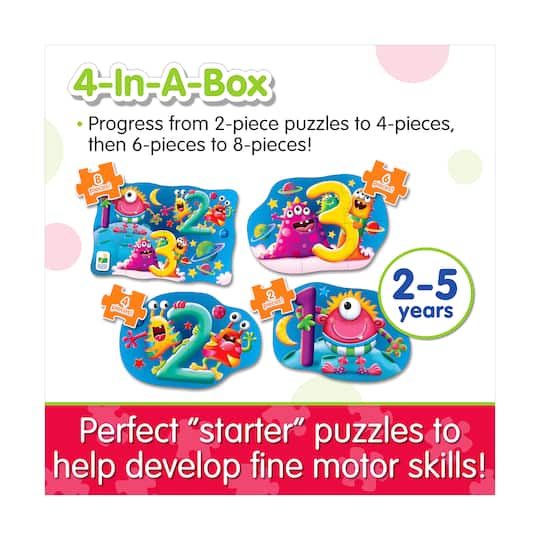 My First Puzzles - 4 In A Box - 123: 20 Pcs